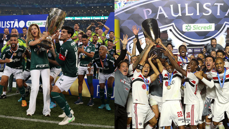 Palmeiras e São Paulo já decidiram títulos 12 vezes na história Palmeiras: 