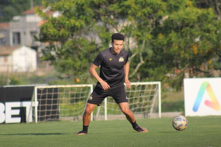 Marquinhos Gabriel em treino pelo Criciúma - 
