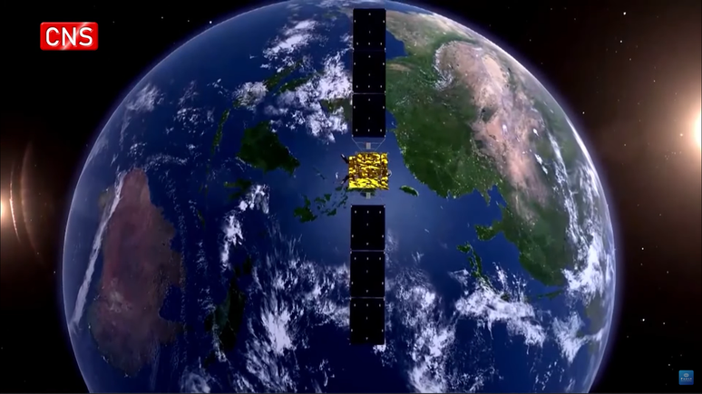 3D model of the BeiDou satellite (Image: China News Service/Wikimedia Commons) 3D model of the BeiDou satellite (Image: China News Service/Wikimedia Commons)