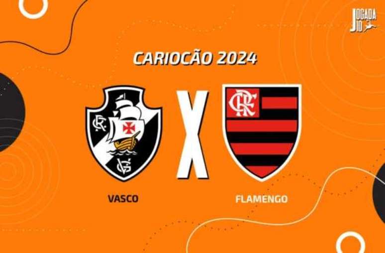 Foito: Arte Jogada10 - Legenda: Vasco x Flamengo