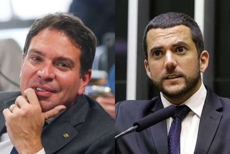 Nos &uacute;ltimos 10 dias, os deputados do PL carioca Alexandre Ramagem (&agrave; esquerda) e Carlos Jordy (&agrave; direita) foram alvos de buscas e apreens&otilde;es deflagradas pela PF