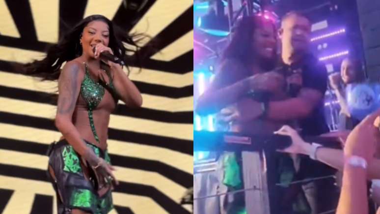 Ludmilla gets angry and throws water on a fan during the show;  find out why!