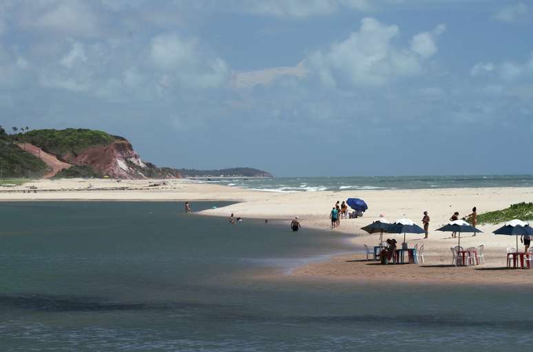 Barra de Gramame, no litoral sul de João Pessoa 