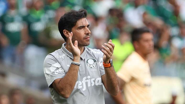 Abel Ferreira durante decisão da Supercopa do Brasil. 