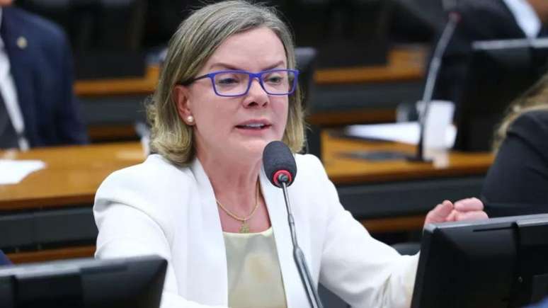 Gleisi Hoffmann, presidente do PT e deputada federal