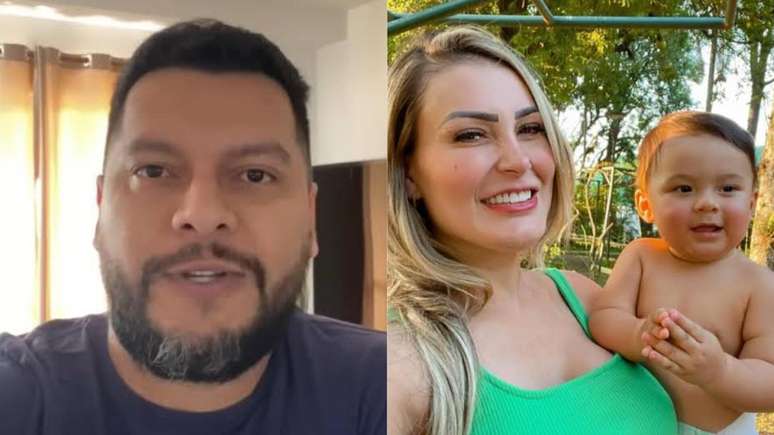 Ex-marido afirma que Andressa Urach não tem contato com filho de 1 ano há dois meses