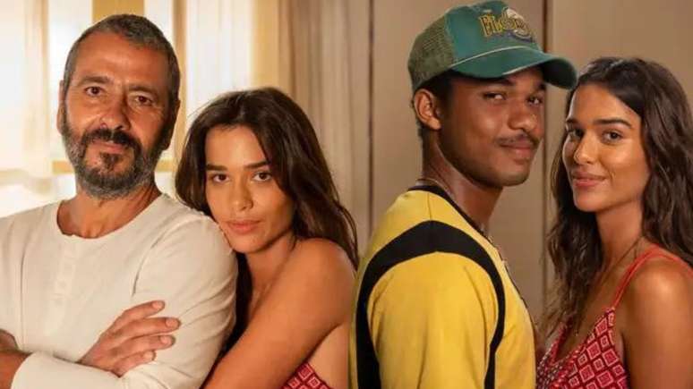 José Inocêncio, Mariana e João Pedro em 'Renascer'