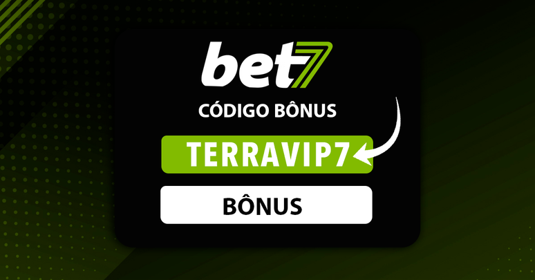 O codigo promocional bet7 é TERRAVIP7. Abra sua conta e receba o bônus de boas-vindas