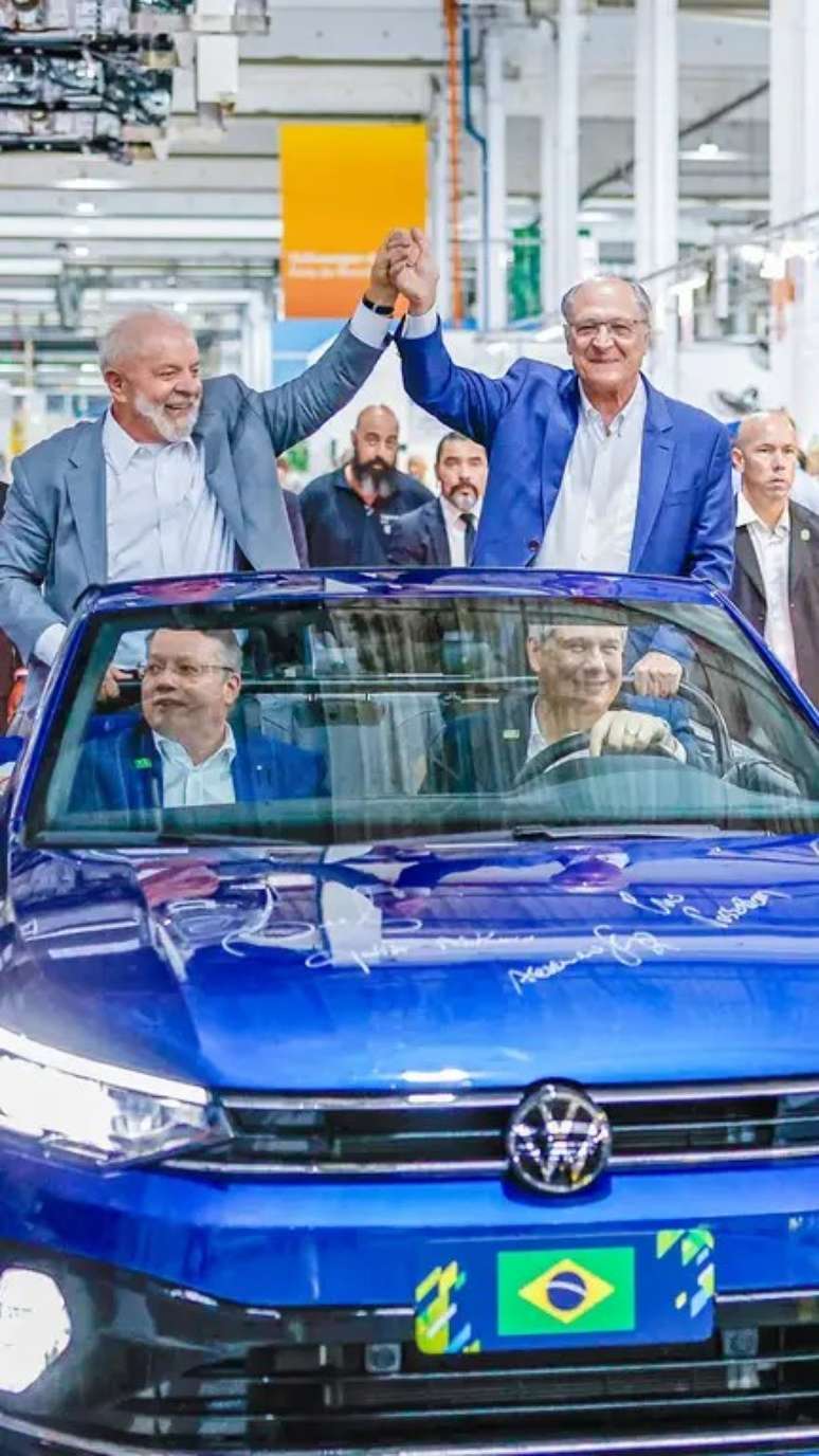 Lula e Alckmin na Volkswagen