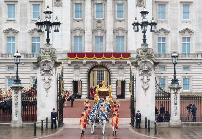 Um programa de renovação de 10 anos para o Palácio de Buckingham começou em 2017