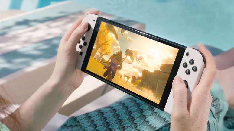 Switch conta com muitos jogos de sucesso, como The Legend of Zelda: Tears of the Kingdom.