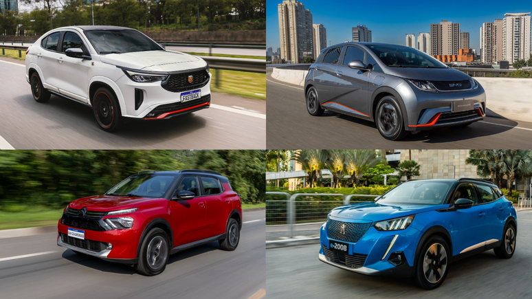 Ranking de Janeiro 2024: Fiat em 1º, BYD em 10º, Peugeot em 12º, Citroën em 16º