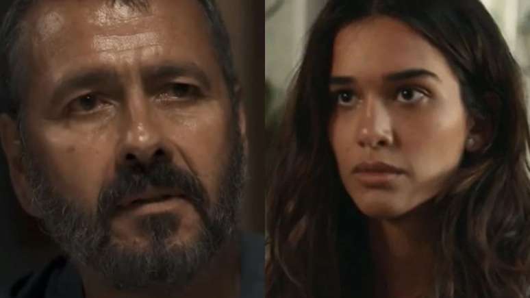 José Inocêncio e Mariana em 'Renascer'