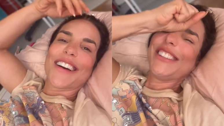 Cuteness alert!  Ivete Sangalo melts after receiving a serenade from her daughter Marina