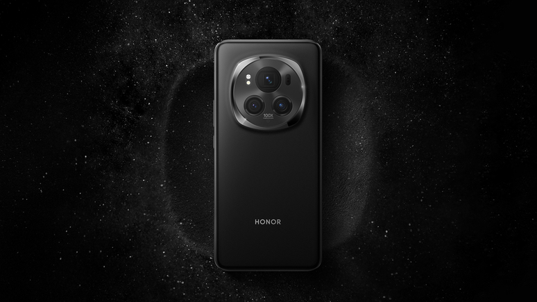 Celular tem câmera principal de 50 MP e periscópio de 180 MP (Imagem: Divulgação/Honor)