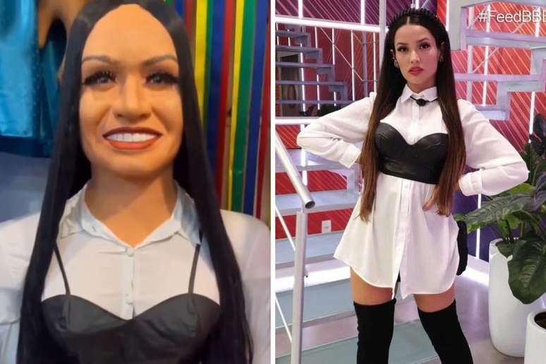 Juliette ganha boneco de olinda