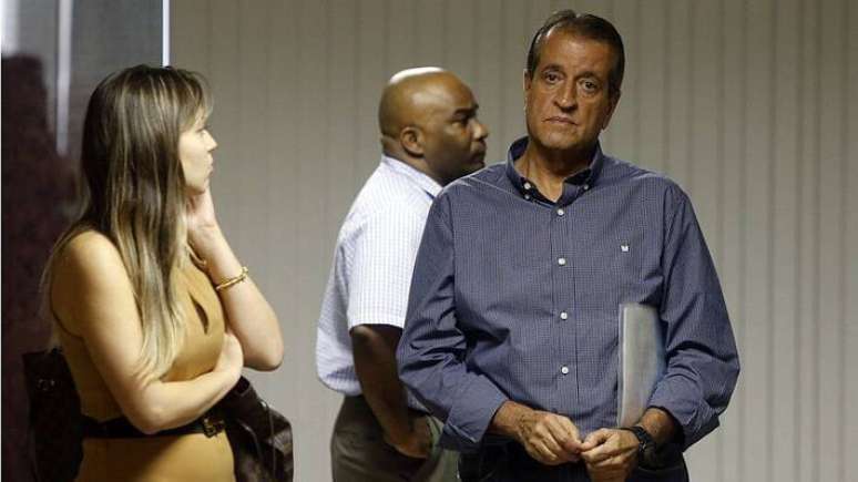 Valdemar Costa Neto, condenado no processo do mensalão, quando foi transferido para regime domiciliar em Brasília