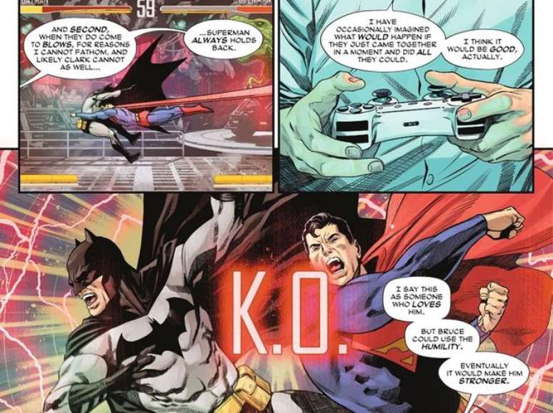 Mulher-Maravilha define o vencedor no game Injustice (Imagem: Reprodução/DC Comics)