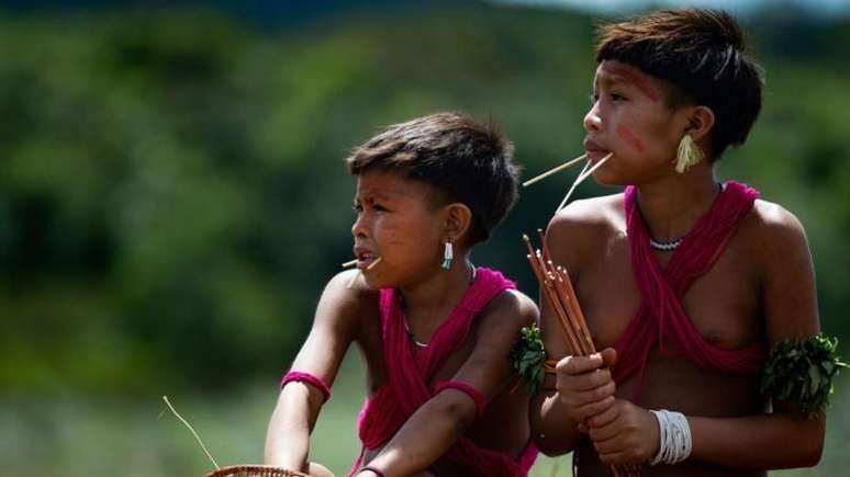 Povo Yanomami vive em terra indígena entre Roraima e o Amazonas