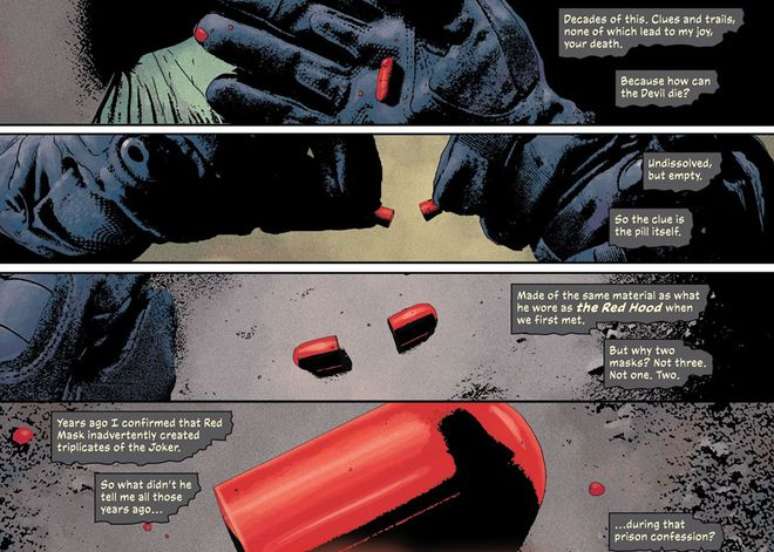 Batman cita eventos que aconteceram em Batman — A Piada Mortal (Imagem: Reprodução/DC Comics)
