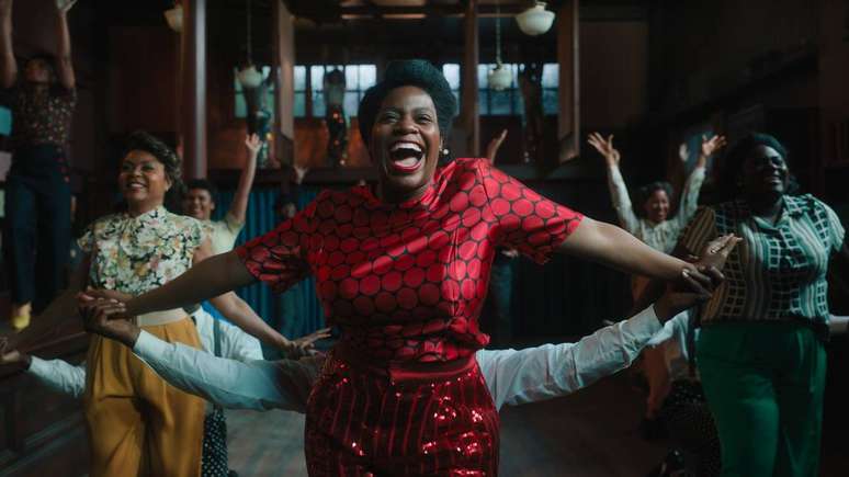 ESTADOS UNIDOS - 2023 A COR PÚRPURA CULTURA Taraji P. Henson, Fantasia Barrino [ao centro] e Danielle Brooks - CRÉDITO: Warner Bros. Pictures/Divulgação