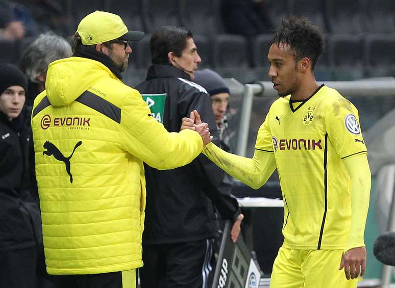 Aubameyang trabalhou com Klopp no Borussia Dortmund 
