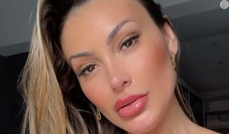Earning R million a month, Andressa Urach provides a minimum wage pension to her youngest son;  ex-husband’s outbursts!