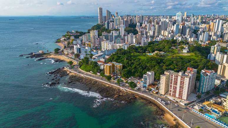 Vista aérea de Salvador 