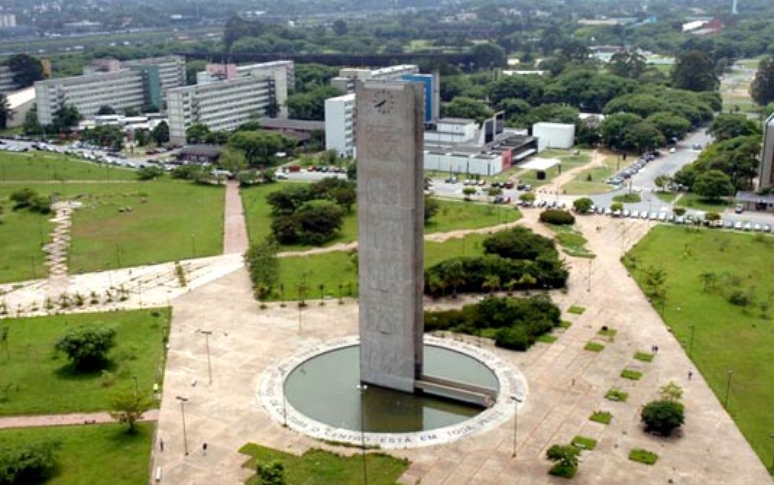 Campus da USP na cidade de São Paulo.