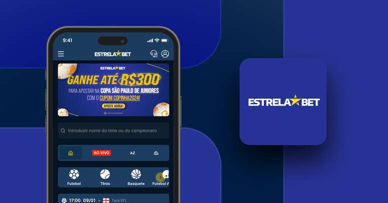 EstrelaBet conta com modalidades populares como futebol, tênis e basquete