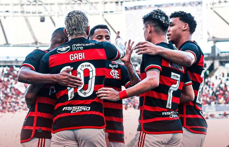 Gabigol, Pedro e Ayrton Lucas marcaram para o Flamengo 