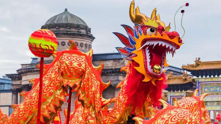 O ano do dragão de madeira é comemorado a cada seis décadas