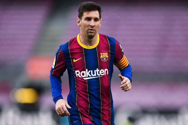 Messi em jogo pelo Barcelona 
