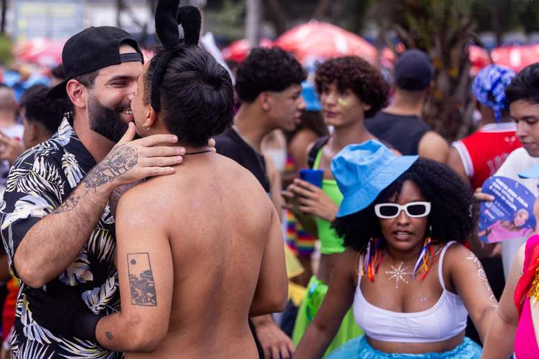 Desfile do bloco da Pabllo Vittar, em São Paulo.