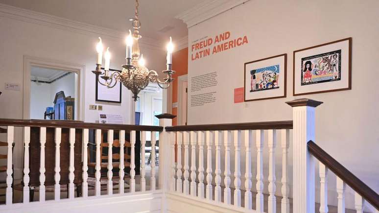A exposição 'Freud e a América Latina' foi montada na última casa onde Freud morou, em Londres