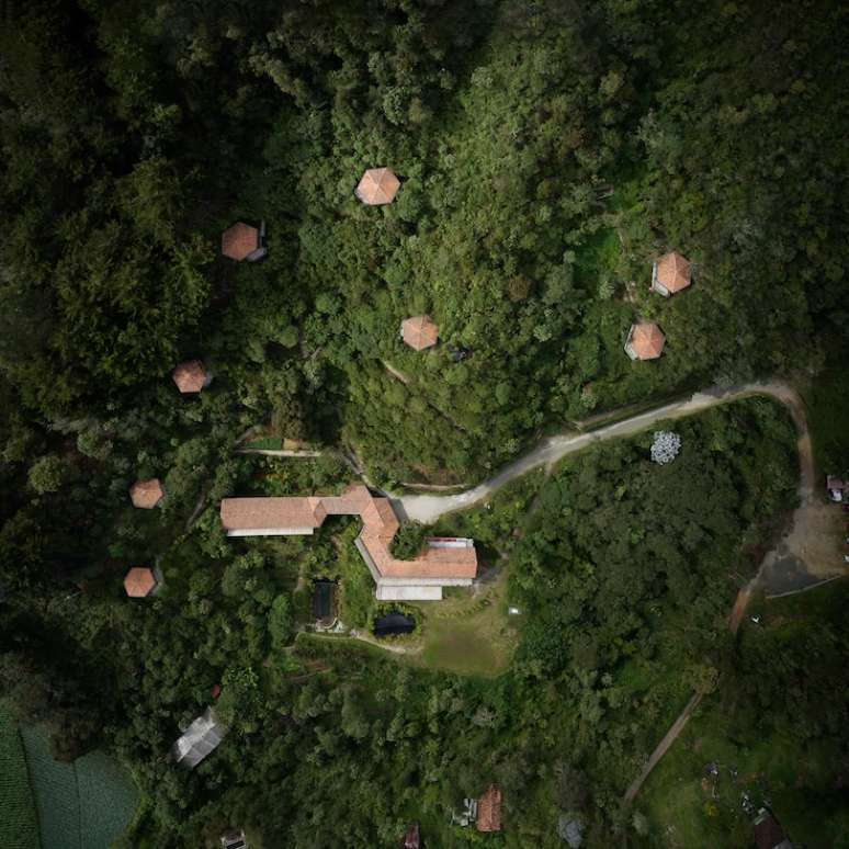 Sustainable hotel in Colombia features a reforestation and permaculture area