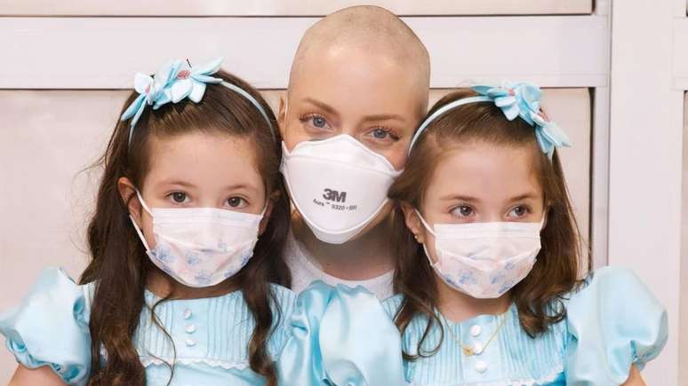 Fabiana Justus’ daughters turn 5 and, from the hospital, she celebrates: “Joy”