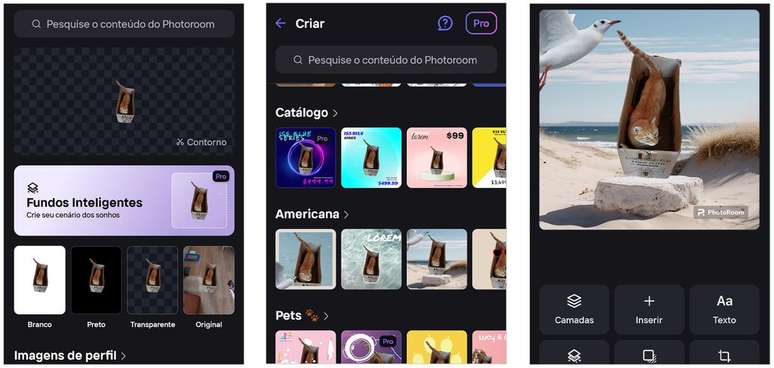 Photoroom stands out for its ability to quickly remove the background from images (Image: Screenshot/André Magalhães/Canaltech) Photoroom stands out for its ability to quickly remove the background from images (Image: Screenshot/André Magalhães/Canaltech)