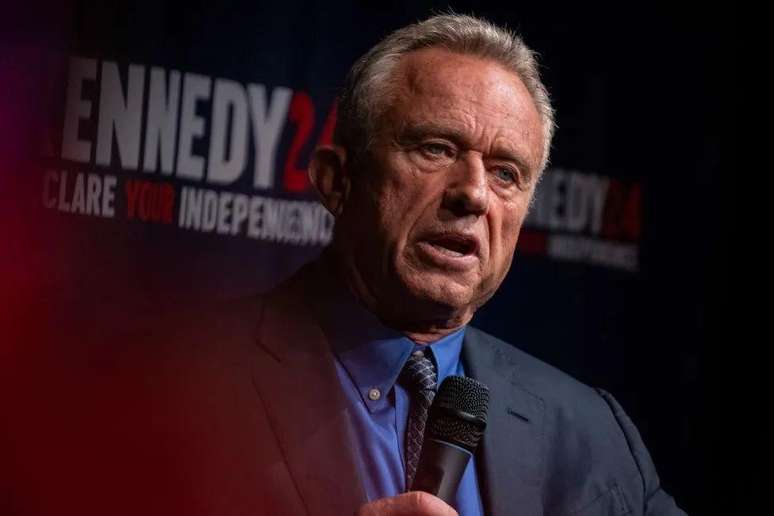 Robert Kennedy Jr. em campanha em Miami