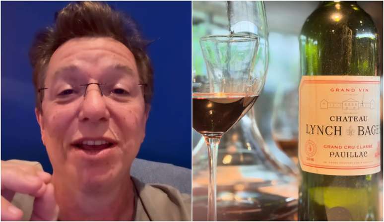 Boninho toma vinho de quase R$ 1700 para celebrar o fim da folia