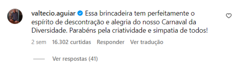 Comentário de prefeito elogia pegadinha