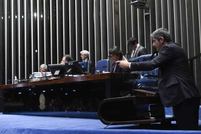 Plenário do Senado Federal durante sessão deliberativa ordinária