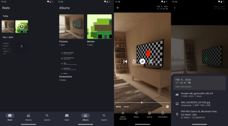 Glimpse é o novo app de galeria do LineageOS 21 (Imagem: Reprodução/LineageOS)