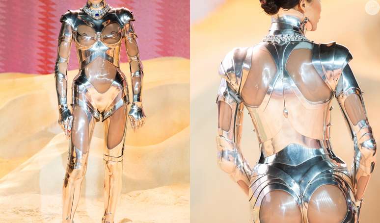 Luxury Jewelry with 400 Diamonds and Engraved Armor from 1995: All About Zendaya’s ‘Robot Woman’ Look for ‘Dune 2’