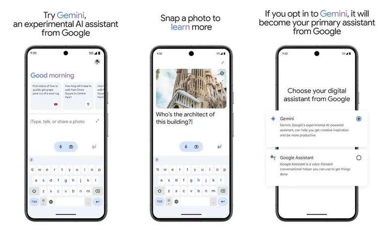 The app brings the AI experience to Android (Image: Disclosure/Google) The app brings the AI experience to Android (Image: Disclosure/Google)