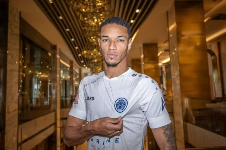 Lucas Cardoso, do Cuiabá, é anunciado pelo Riga FC, da Letônia — Foto - Divulgação - Riga FC