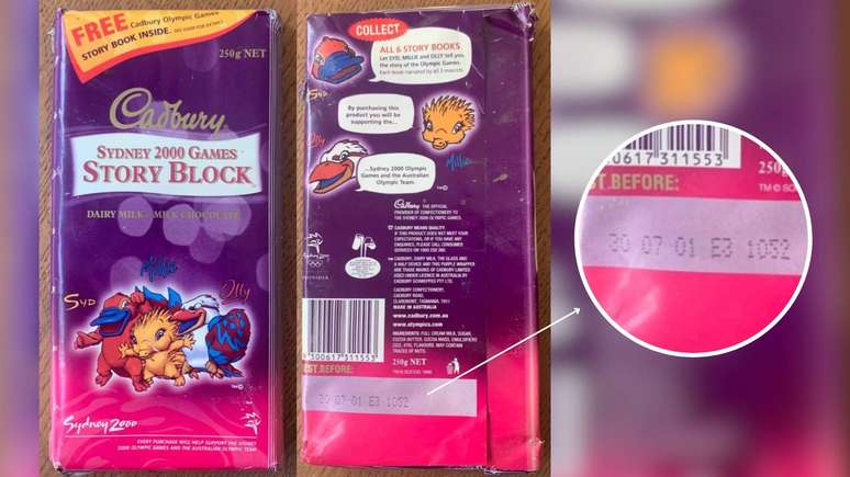 Funcionária de supermercado encontra chocolate vencido há 23 anos