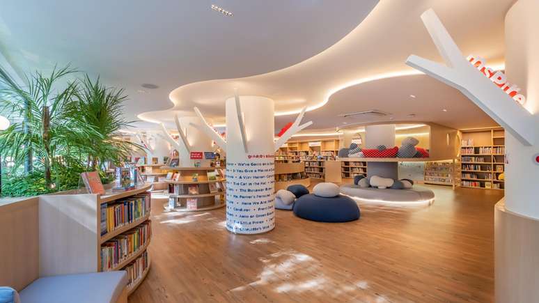 The library is enriched with a recreational and technological structure in just 45 days