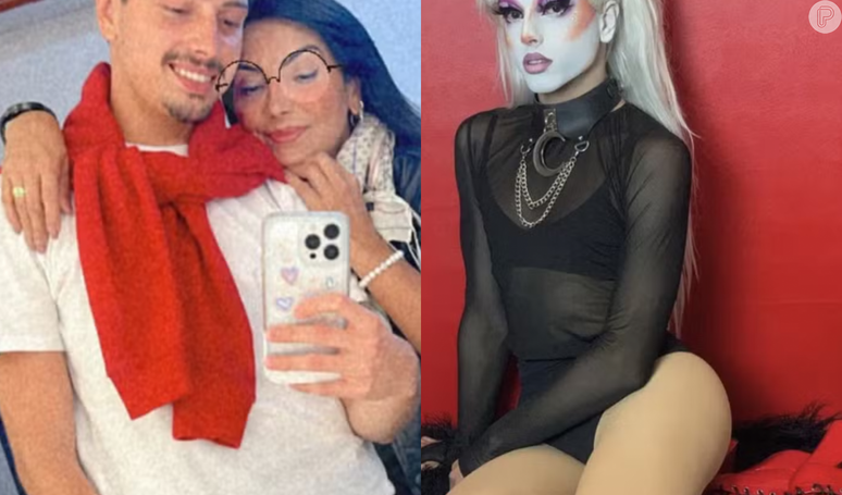Gospel singer Eyshila takes a photo with her drag queen son and debunks rumors of him being admitted to a spiritual clinic