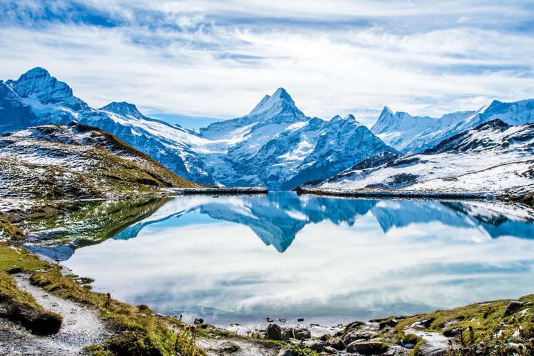 Os Alpes suíços deixam qualquer turista encantado com sua beleza